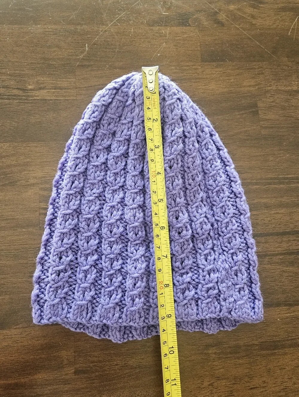 Lavender Knit Beanie Hat - Women's Accessories